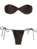 Braided Coffee Strap Bandeau Bikini Product