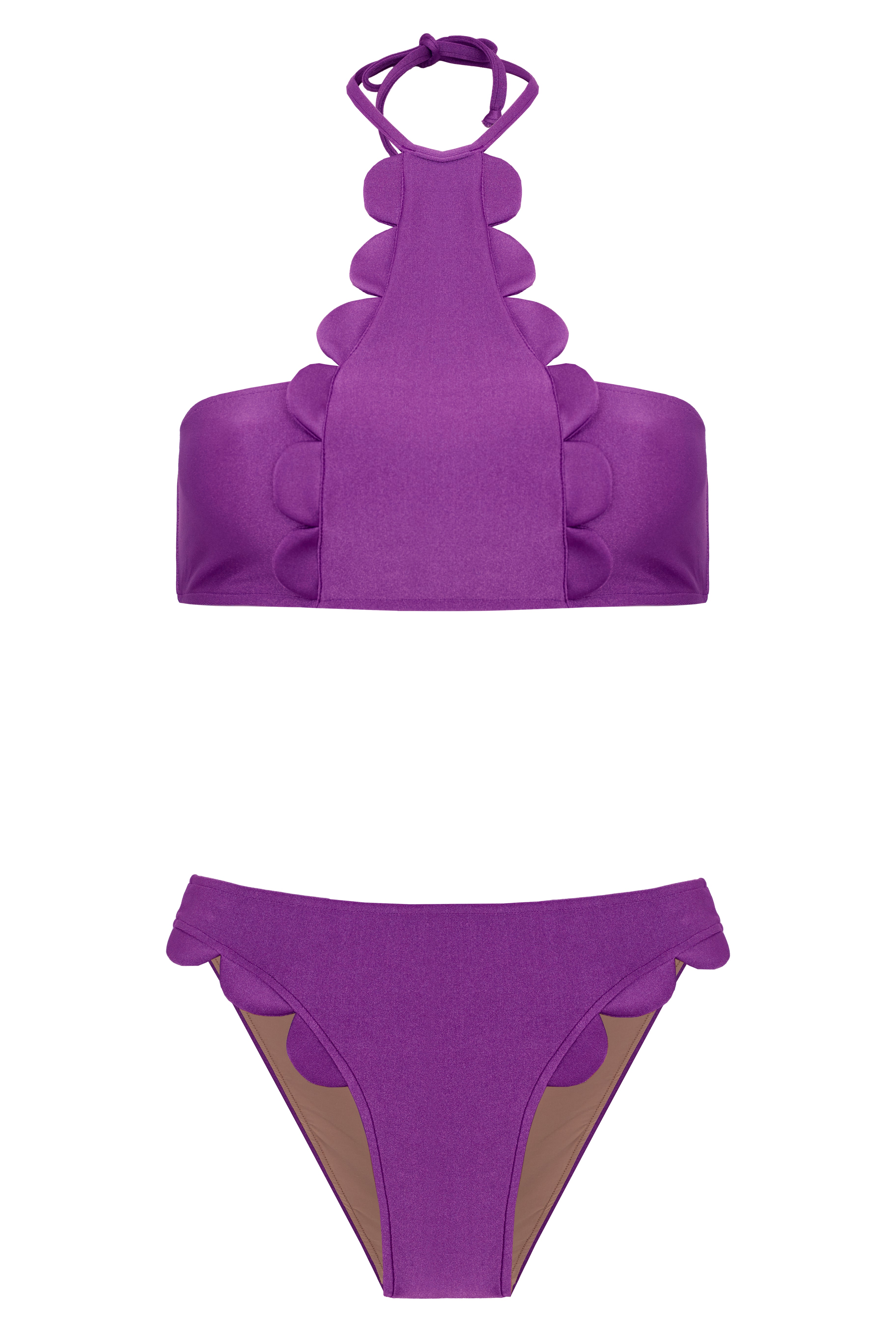 Bubble Purple Halterneck Bikini Product