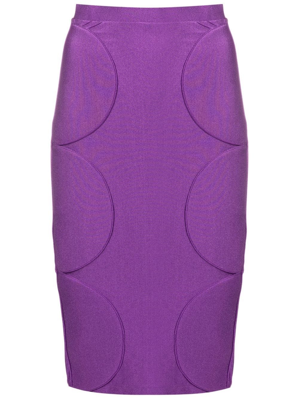 Bubble Purple Midi Skirt Product