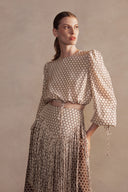 New Pois Cropped Blouse