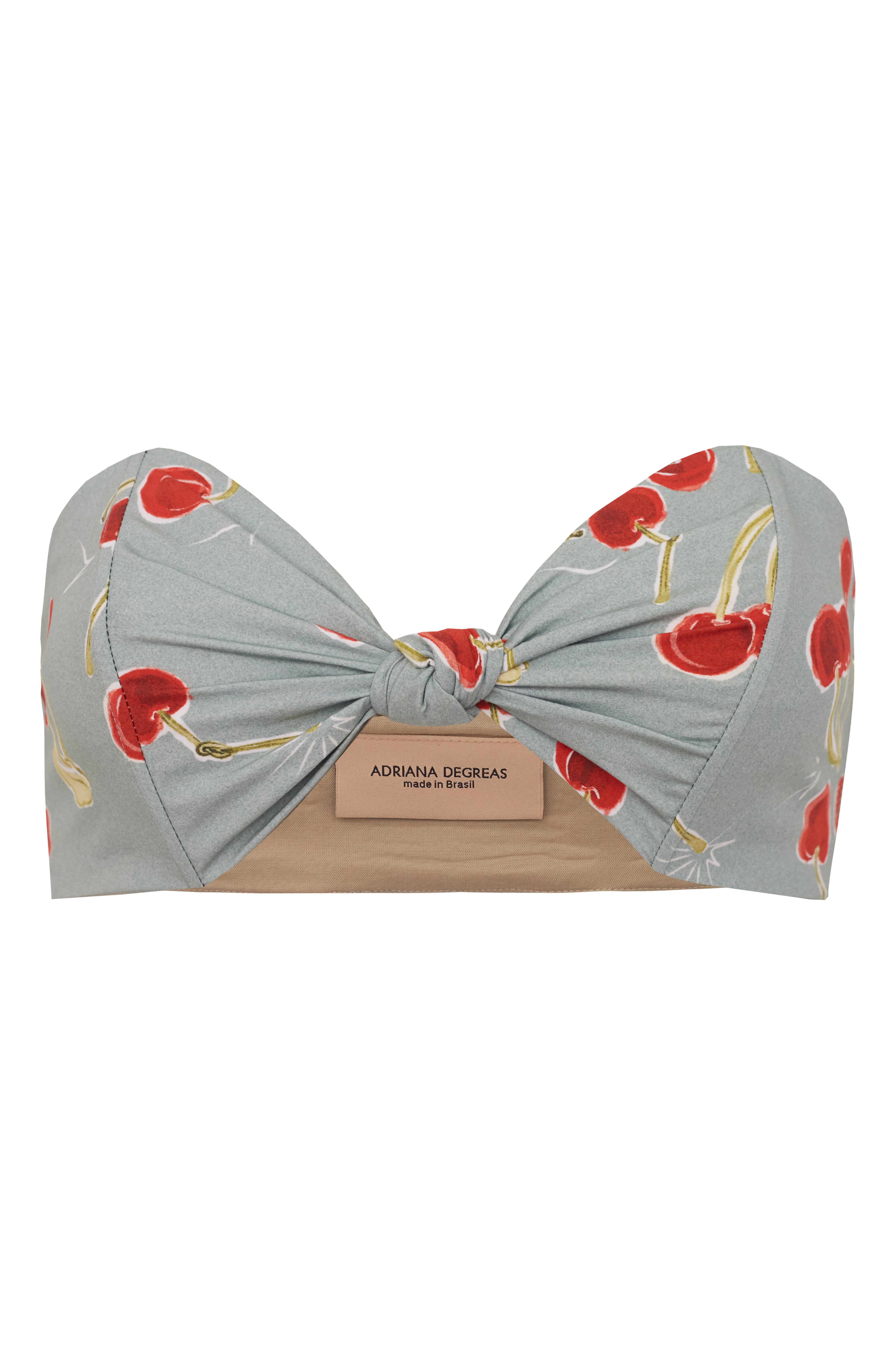 Cherry Bomb Blue Strapless Top Product