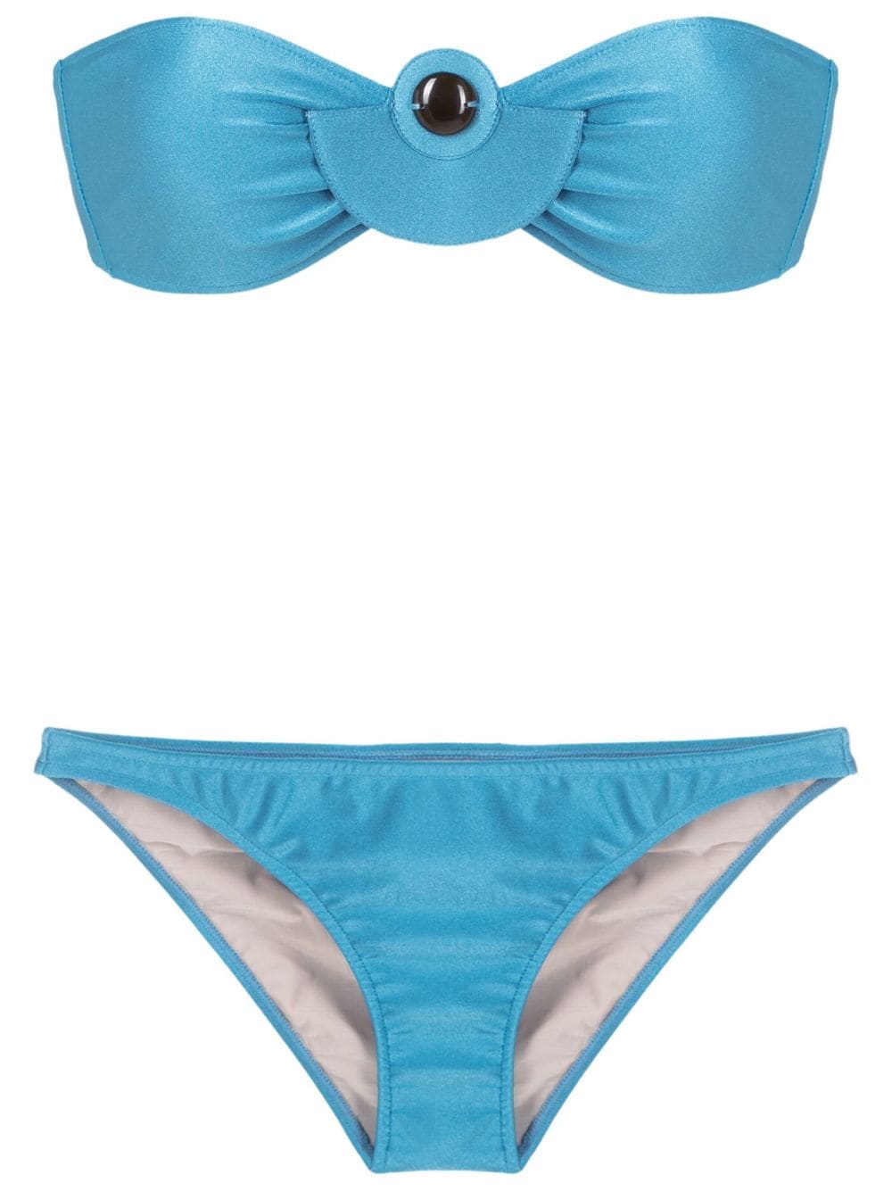 Demi Pois Blue Bandeau Bikini Product