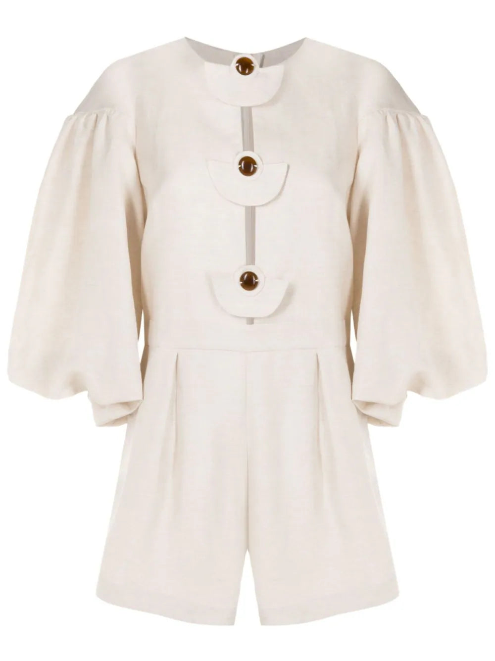 Demi Pois Puff-Sleeved Playsuit Product