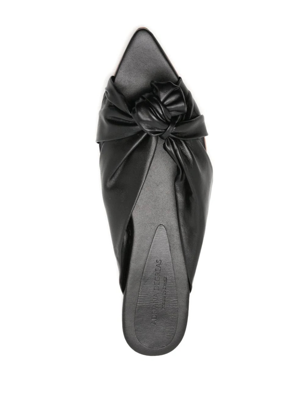 Flat Sandals With Knot Black 1