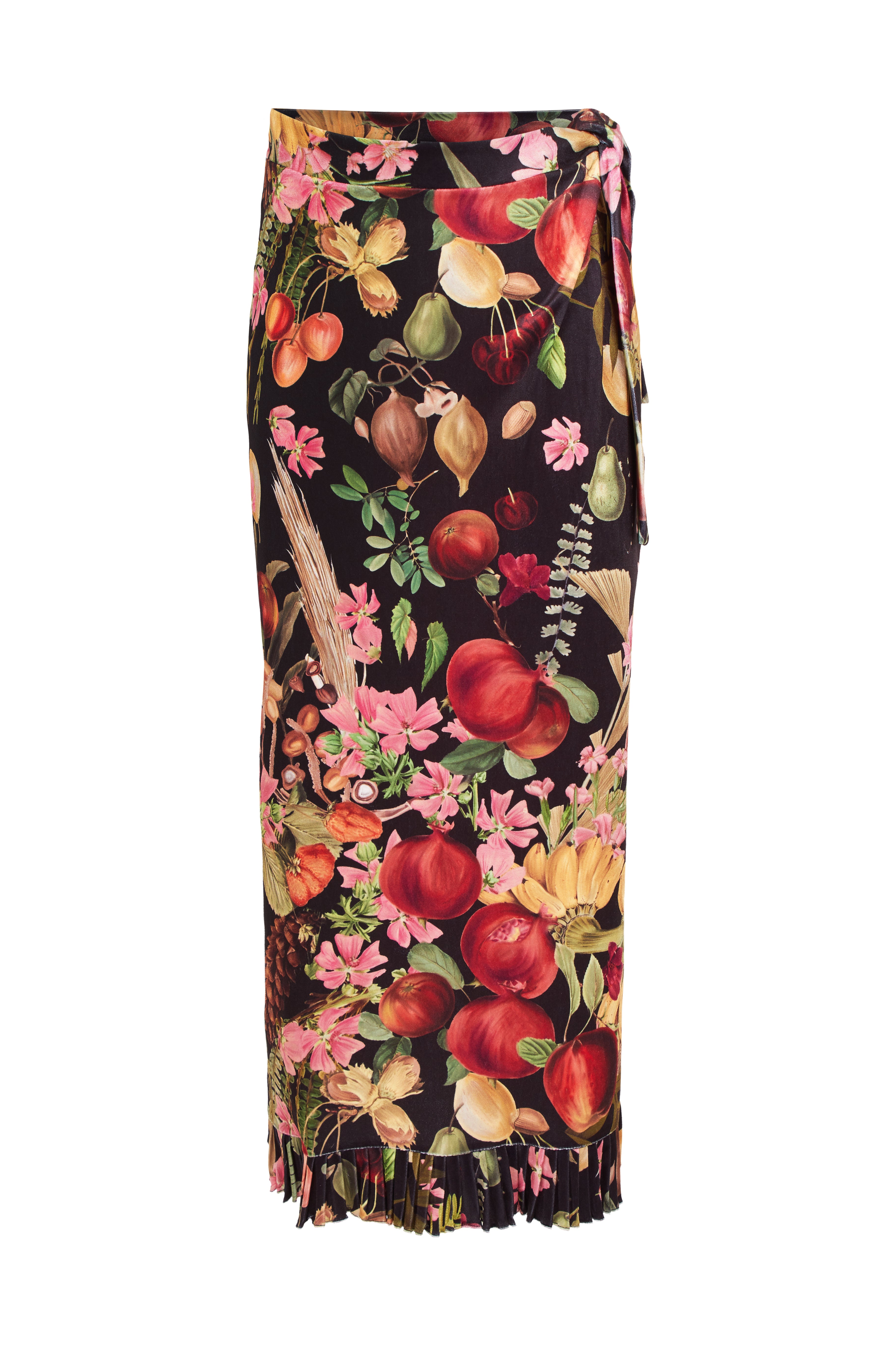 Fruits Exotiques Long Skirt With Frills Product