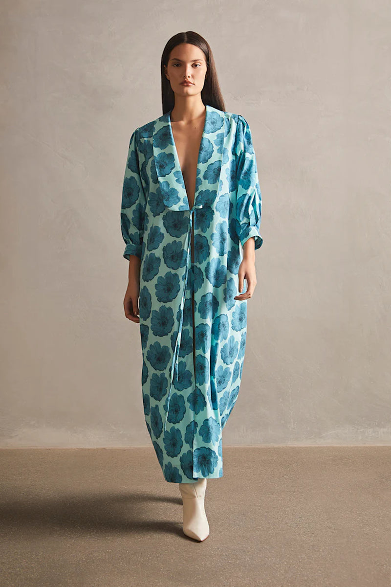 Floral Classic Long Robe
