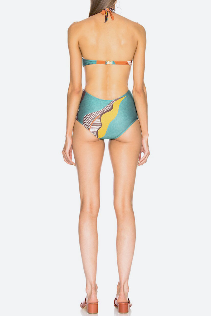 Bahiana Vintage Swimsuit With Cut-outs