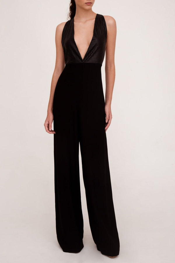 Jumpsuit With Leather