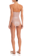 Martini Strapless Swimsuit With Knot Back
