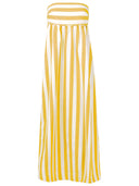 Riviera Striped Strapless Long Dress Product