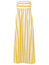 Riviera Striped Strapless Long Dress Product