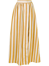 Riviera Striped Long Skirt
