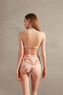 Seashell Off White High-Waisted Bikini Back