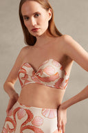 Seashell Off White High-Waisted Bikini Detail