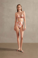 Seashell Off White High-Waisted Bikini Front