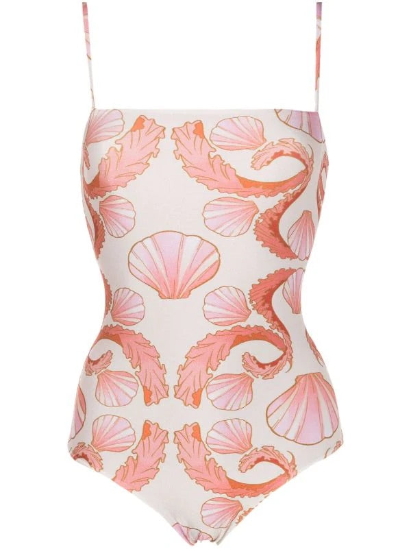 eashell Off White Swimsuit With Straps Product