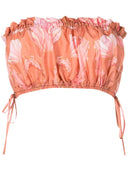 Seashell Paprika Frill Crop Top Product