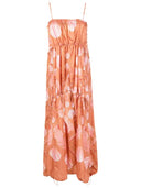 Seashell Paprika Frill Long Dress Product