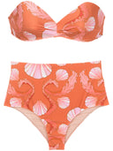 Seashell Paprika High-Waisted Bikini Product