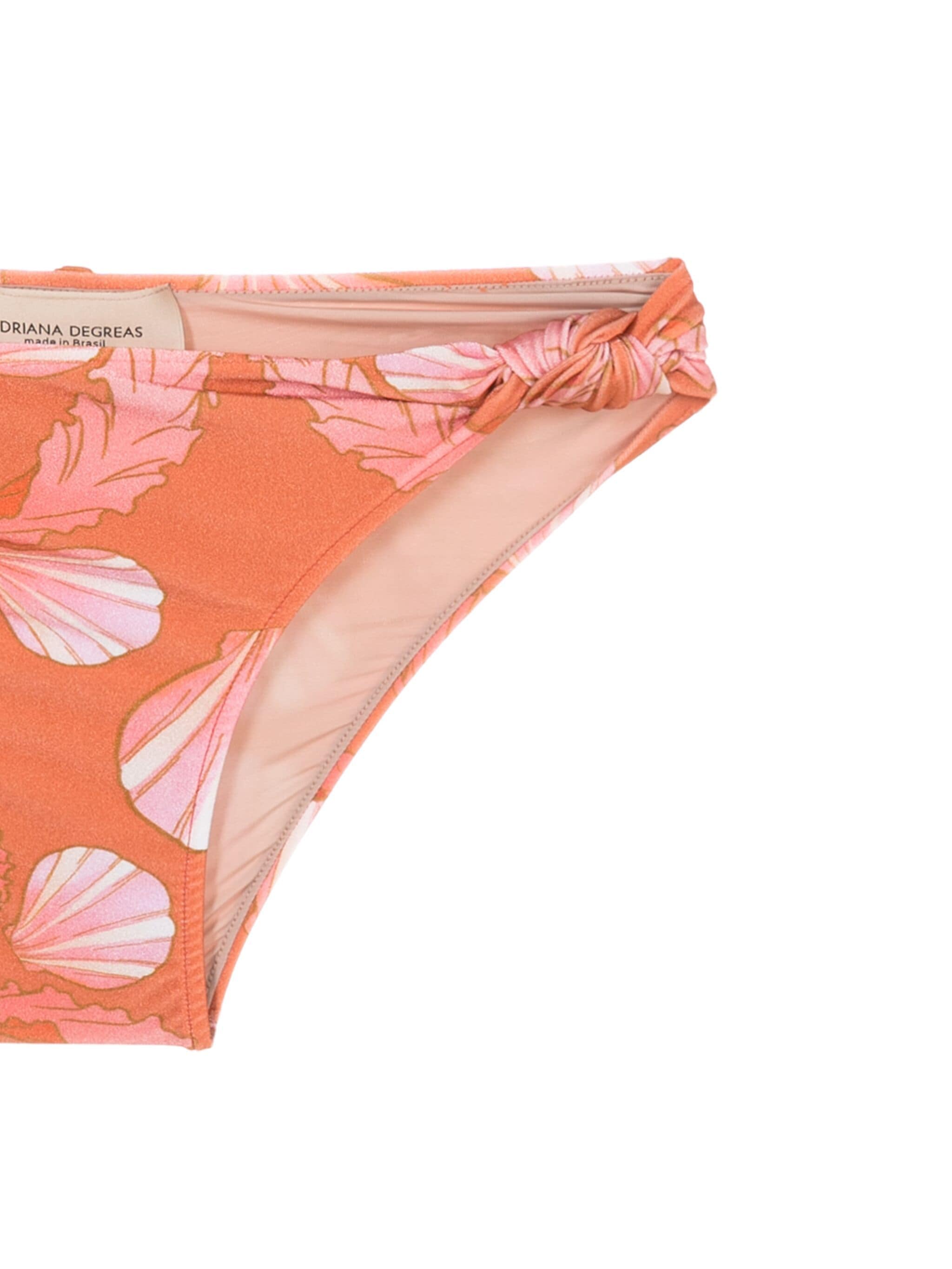 Seashell Paprika Long Triangle Bikini Product Bottom Detail