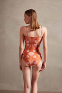 eashell Paprika Swimsuit With Straps Back