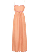 Seashell Solid Cut-Out Long Dress Product