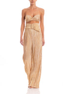 Soleil Top And Wide Leg Pants Set Front