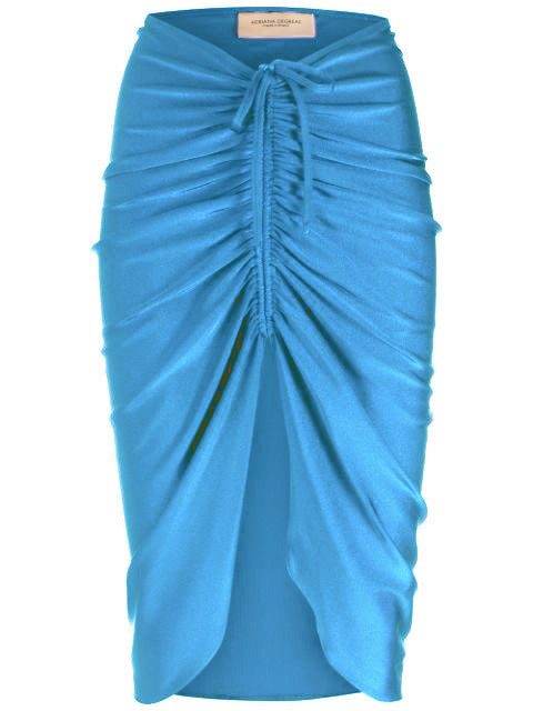 Solid Frilled Blue Skirt Product