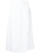 Solid Off White Midi Skirt Product