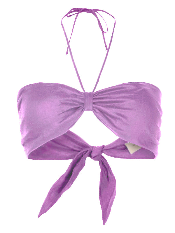 Solid Top With Straps Purple Product