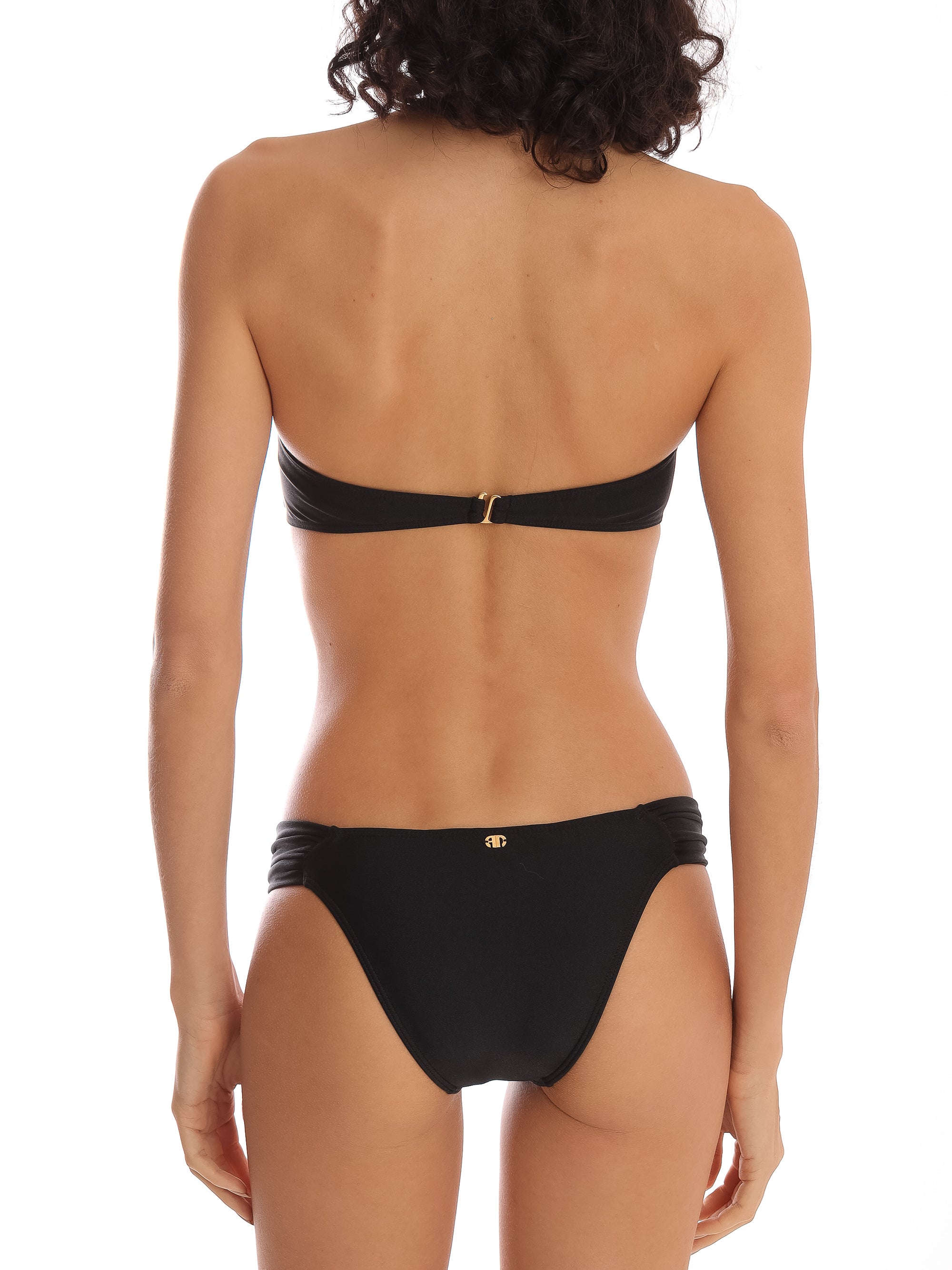 Strapless Bikini With Metal Detail Back