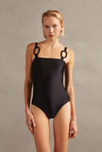 Timeless Pleated Swimsuit
