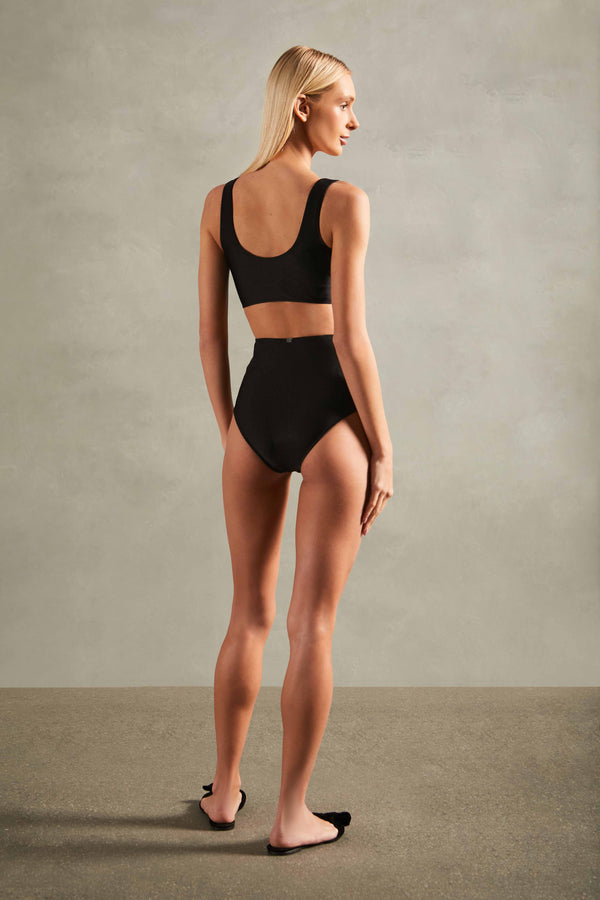 Timeless Cut-Out Swimsuit With Hoops Back