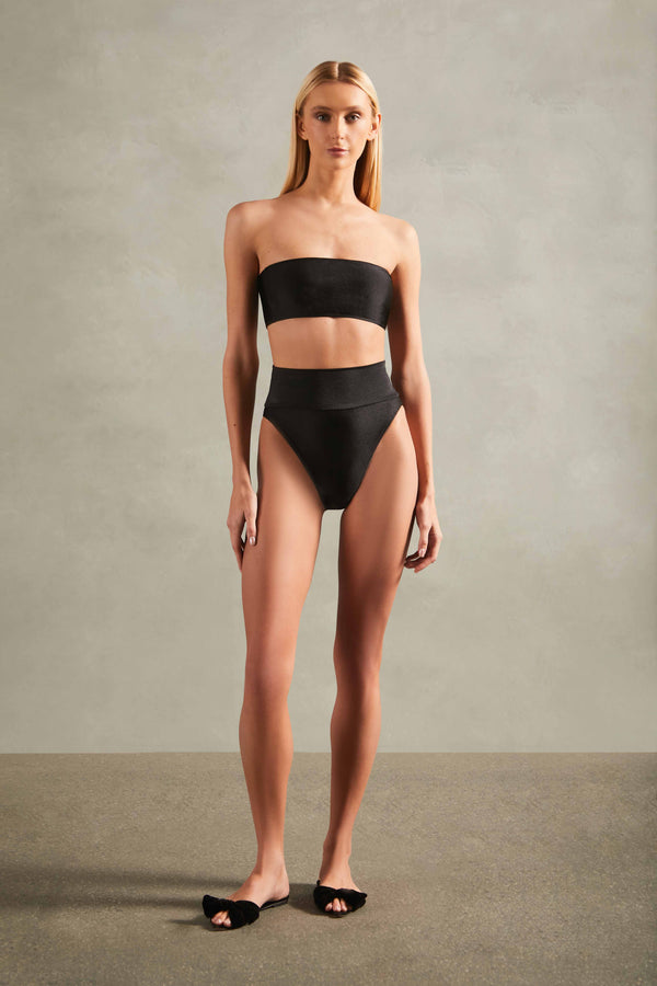 Timeless High-Leg Bandeau Bikini Front