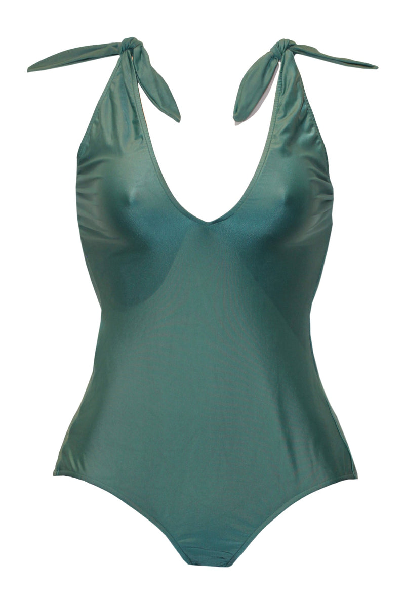 Tropiques V-neck Swimsuit with Straps