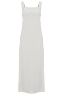 Solid Long Dress With Open Sides