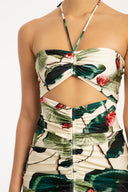 Victoria Regia Frilled Short Dress Detail