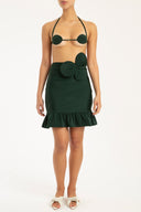 Victoria Regia Solid Short Skirt Front
