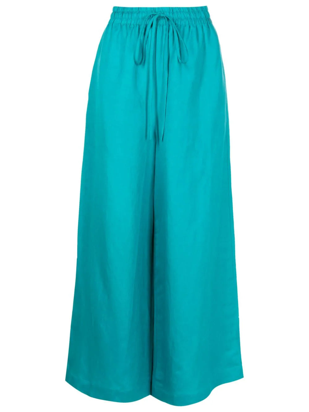 Vintage Orchid Solid Wide-Leg Pants Turquoise Product