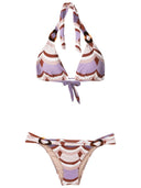 Vintage Waves Long Triangle Bikini Product