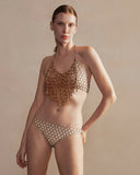 New Pois Fringe Halterneck Bikini