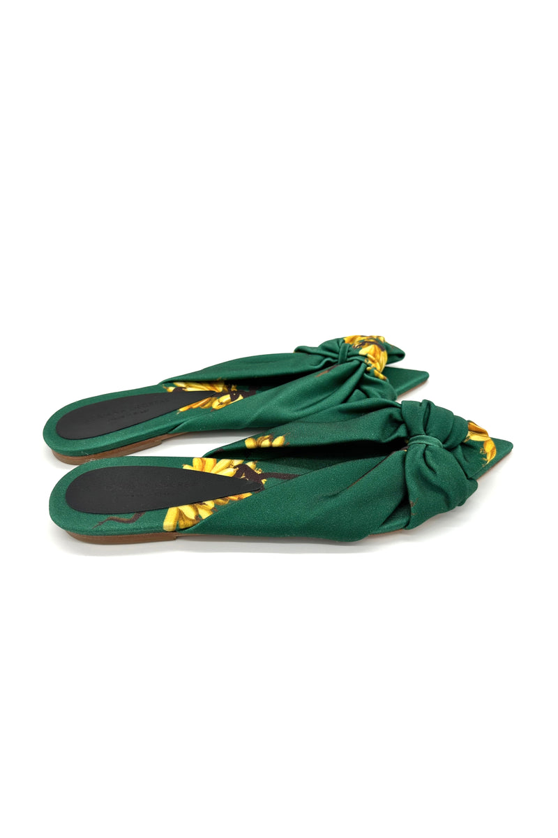 Josephine Baker Flat Sandals With Knot Detail