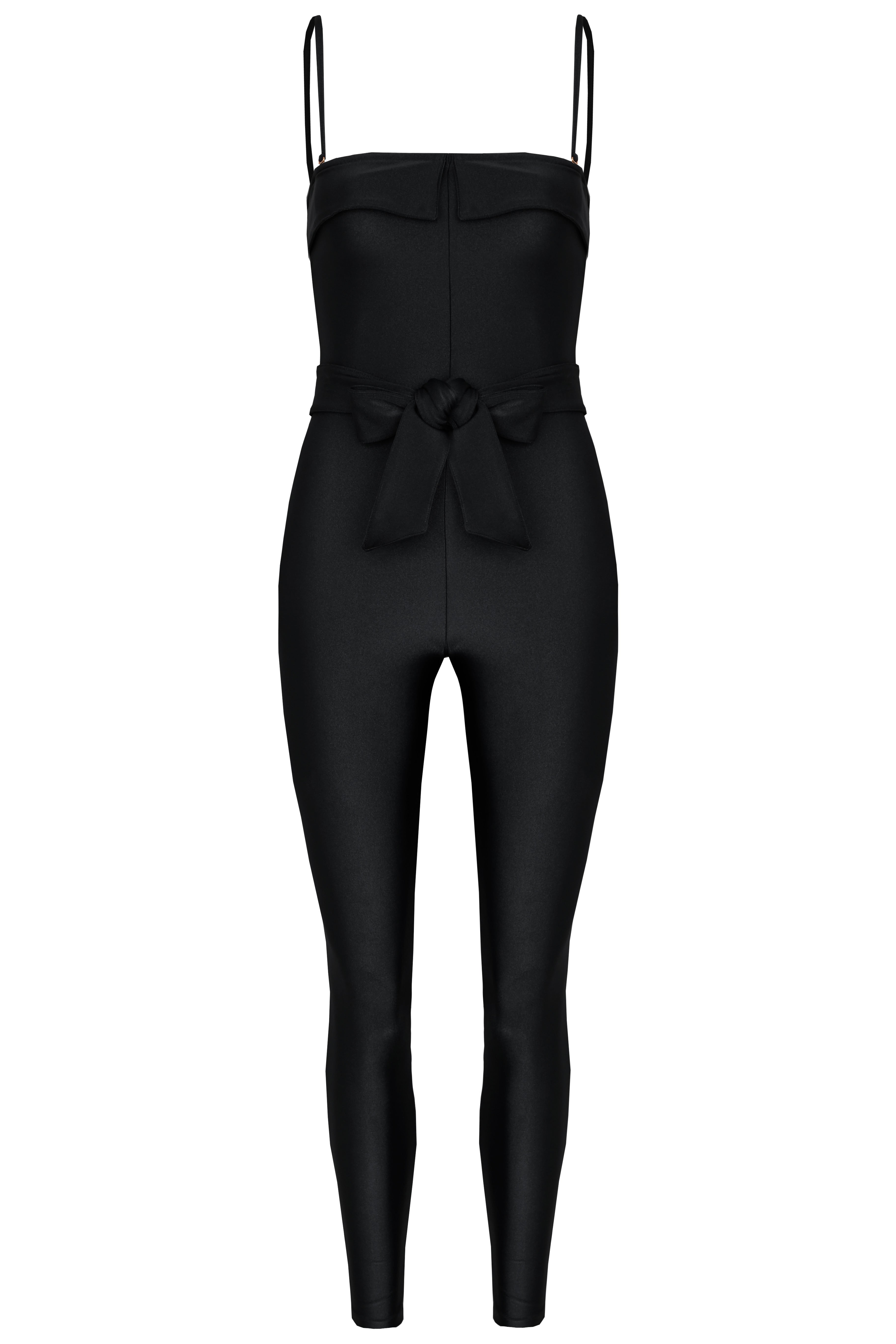 Après-Ski Black Jumpsuit With Straps Product