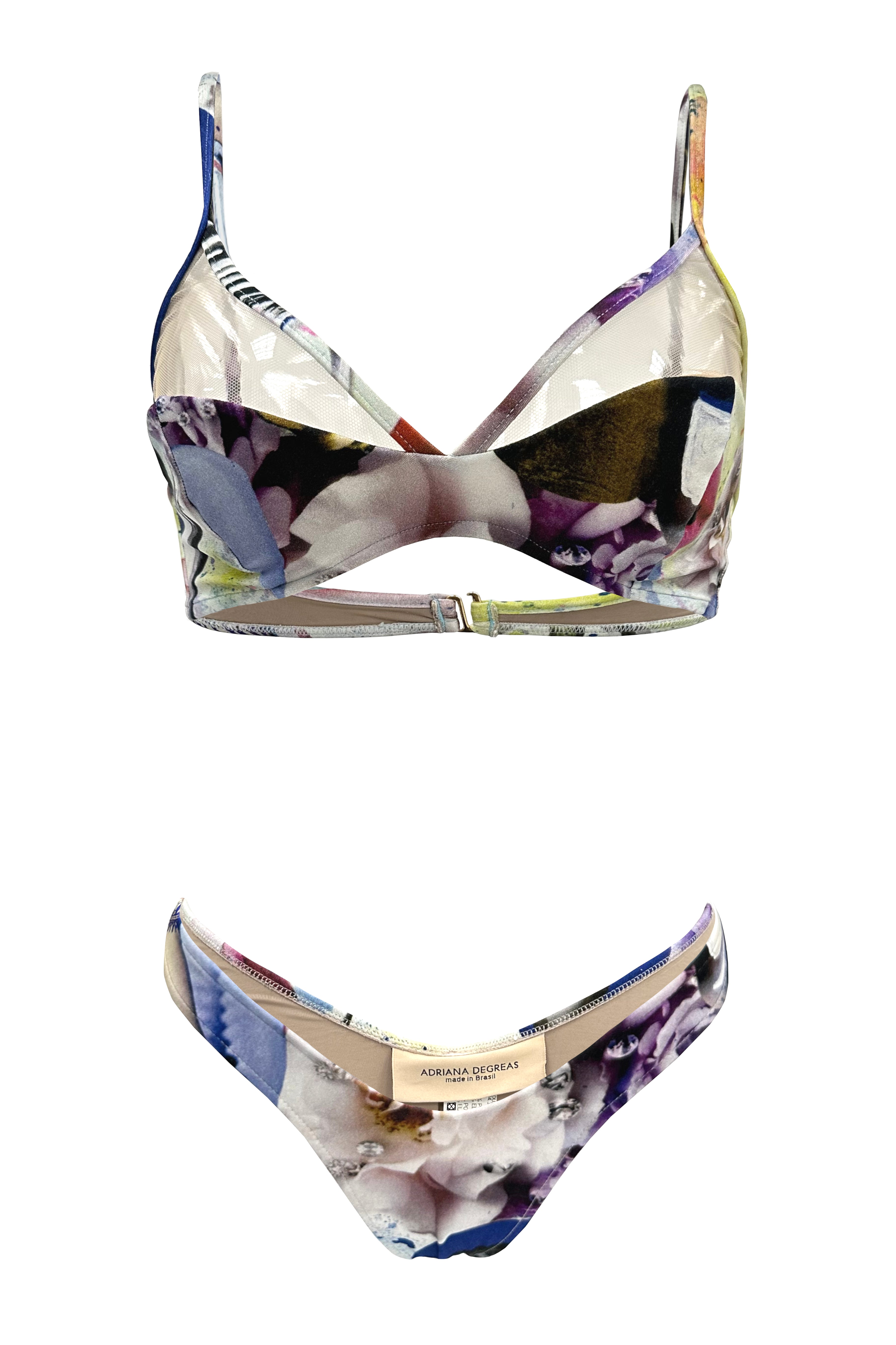 Artsy Eye Mouth Print Bikini Product