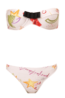 Fantasy High-Leg Strapless bikini with Bow