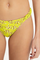 Hemp Leopard Print Detail Long Triangle Bikini