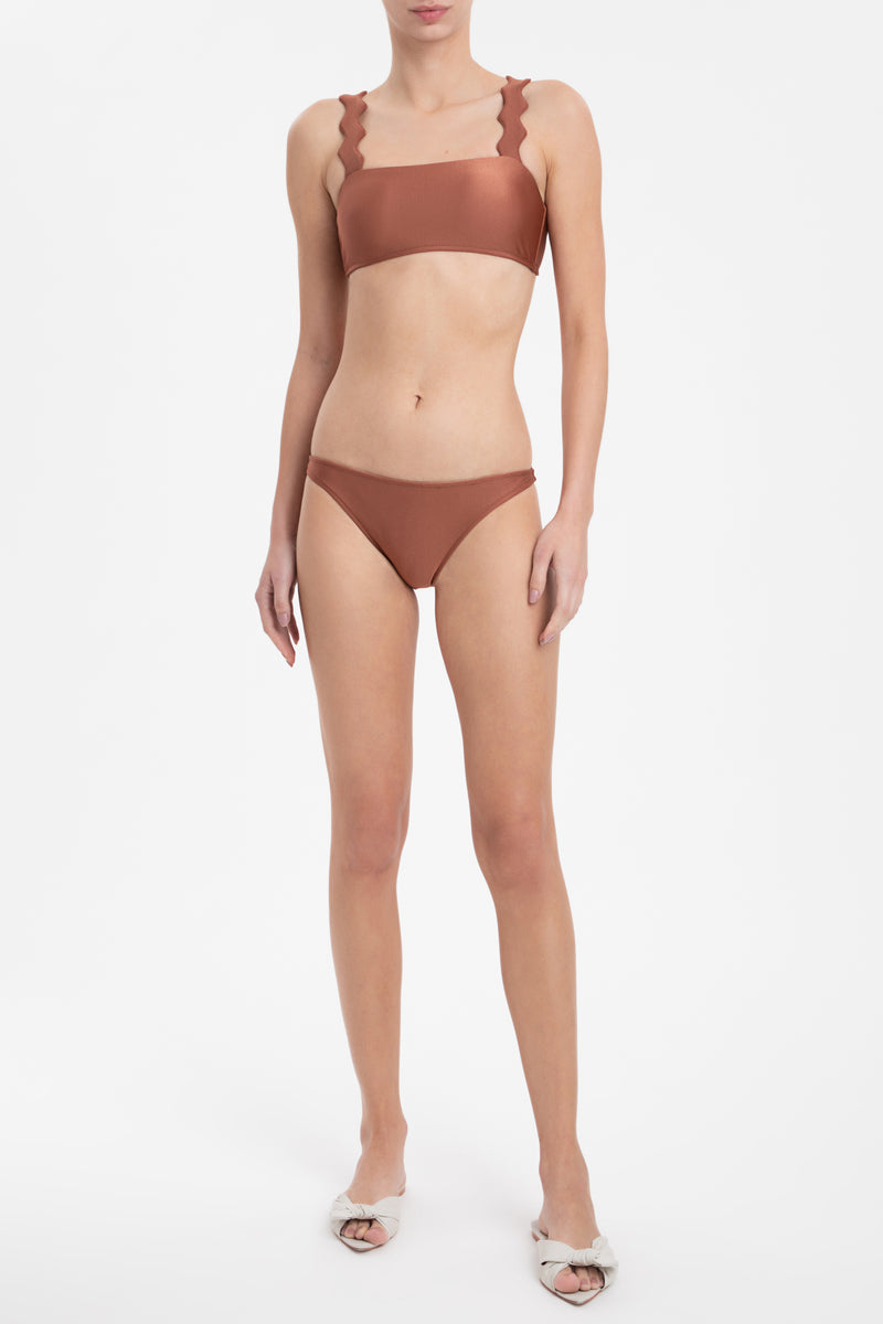 Moves Cropped Bikini With Straps