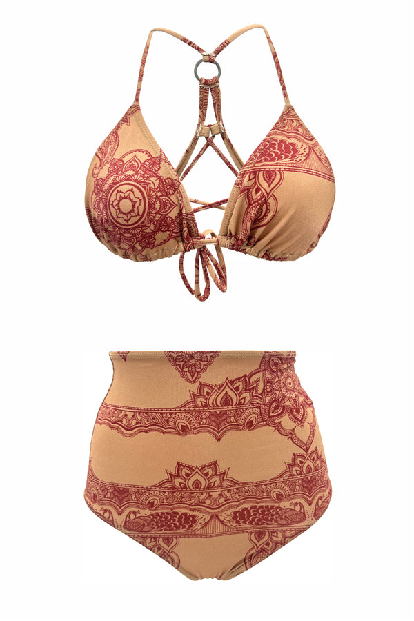 Henna Print Hot Pants