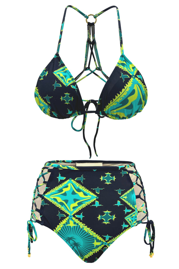 Rio Mosaic Print Hot Pants