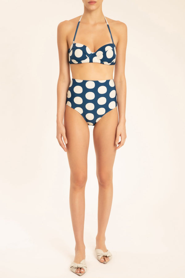 Pois Compose High-waisted Bikini